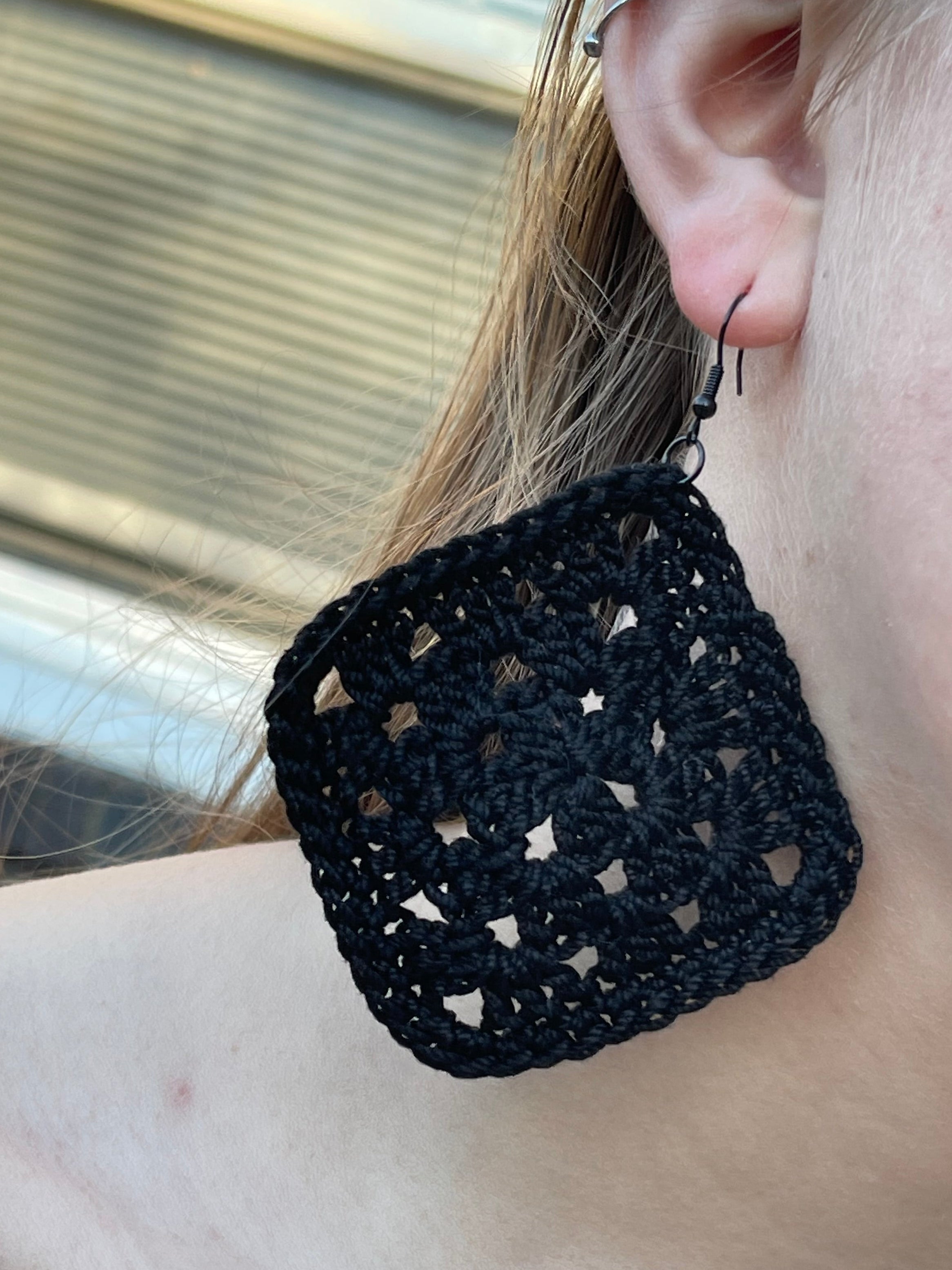 Granny Square Earrings