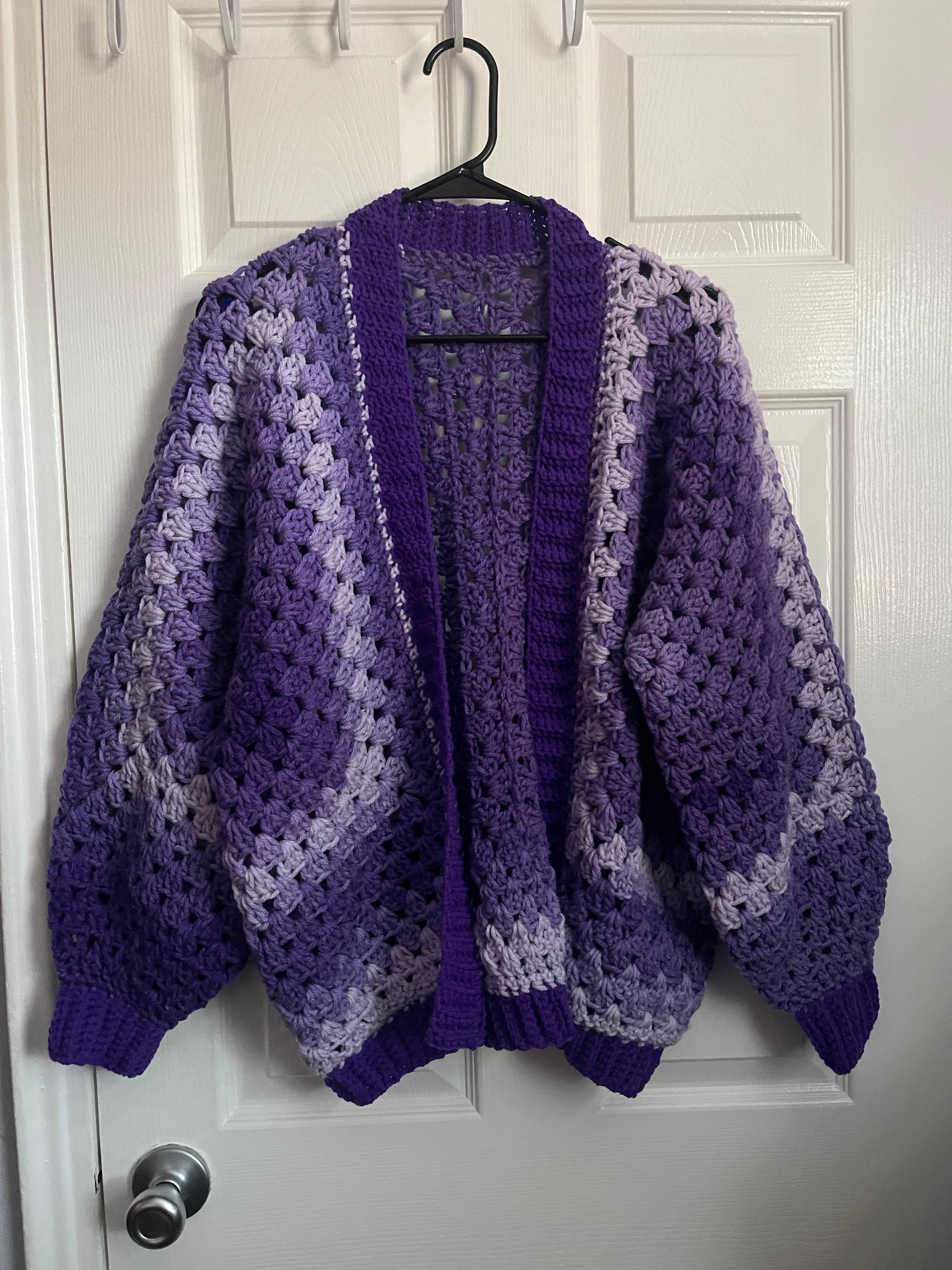 Purple Hexicardigan